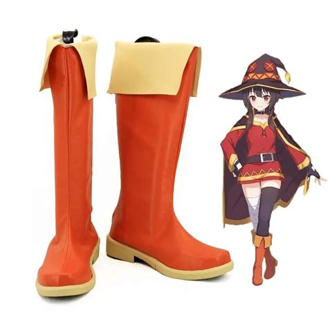 konosuba megumin cosplay|Loveian Womens KonoSuba Megumin Boots Shoes Halloween .